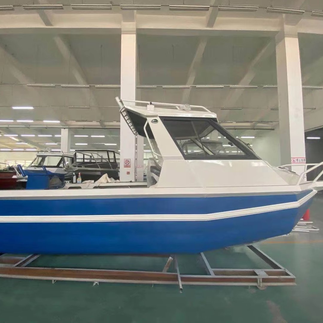 2025 Beautiful 6meters Easycraft Aluminum Fishing Boat 20ft Marine Aluminum Vessel Yacht with Large Deck for Sale